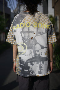 XL 1991 R.E.M feat Krs Oneヴィンテージ Tシャツ 総柄 日本買付