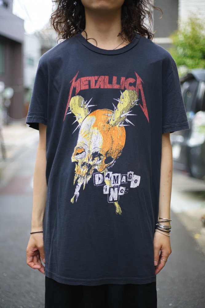 メタリカ【Metallica -Damage Inc】ヴィンテージ パスヘッド Tシャツ【2016s】Vintage Skull T