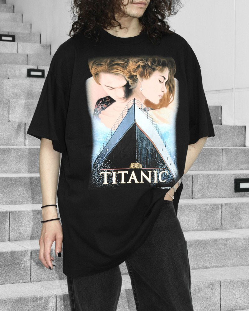 【美品】Titanic Promo Tee L タイタニック 黒 Tシャツ即購入歓迎です♫