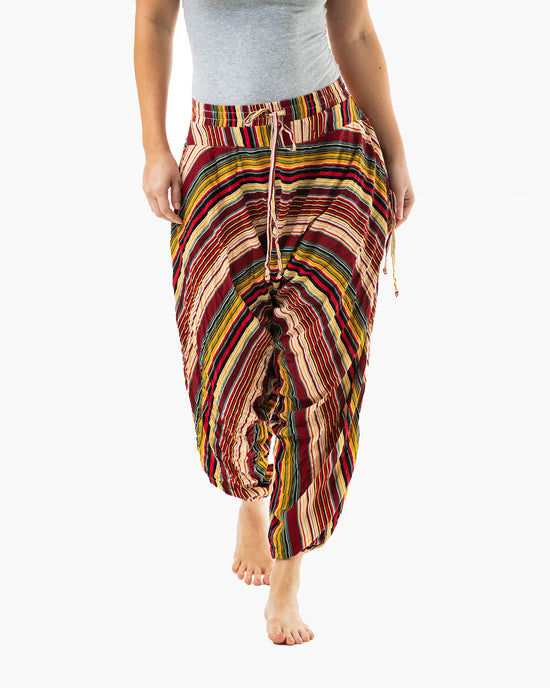 Solid Savannah Harem Pants