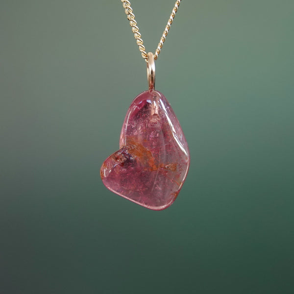 gemstone pendant 14 carat gold