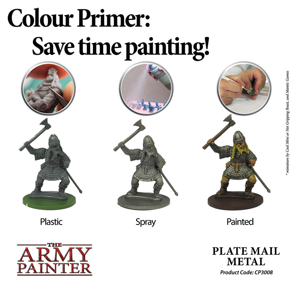 The Army Painter - Colour Primer - Plate Mail Metal
