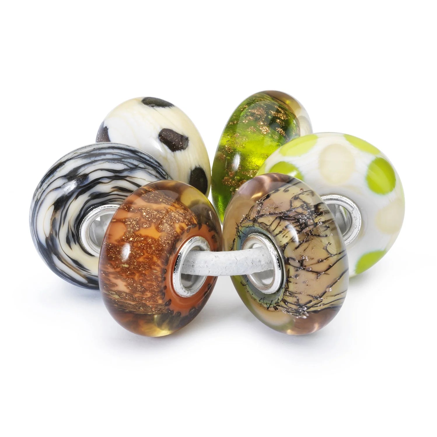  Beads Trollbeads - Set Incantesimo della Foresta - TGLBE-00143