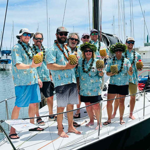 Sailboat Crew Arriving in Hawaii