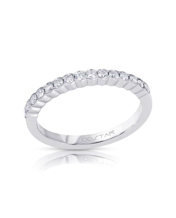 Bezel Set Diamond Band