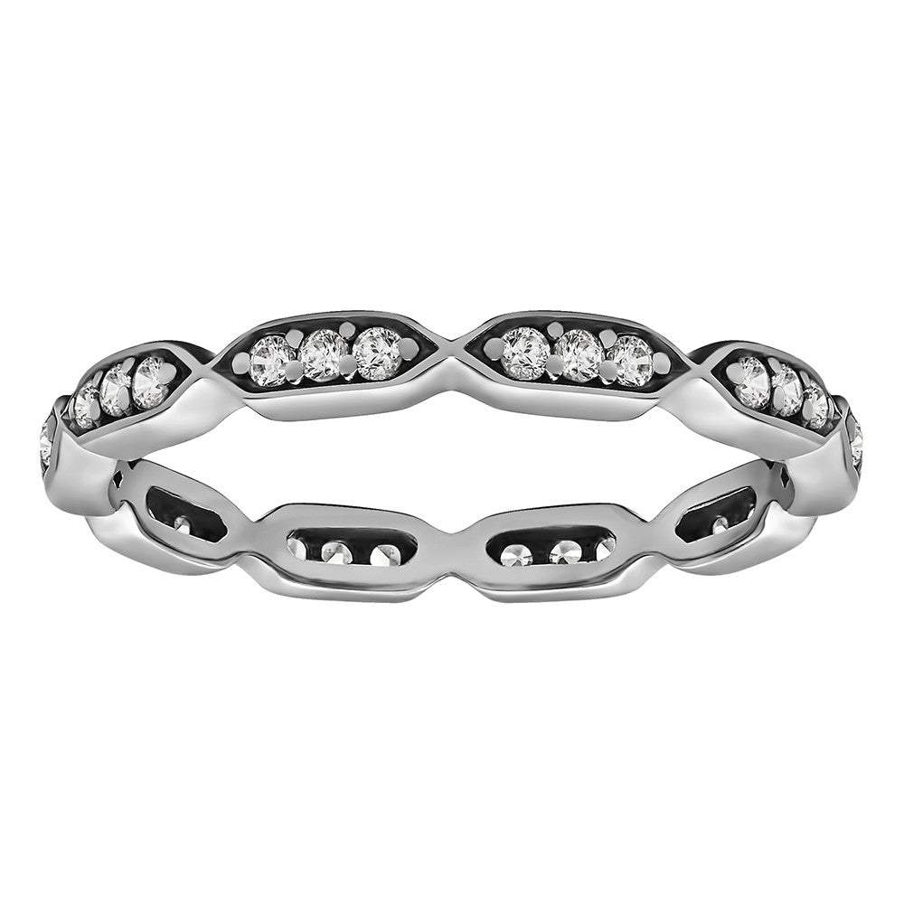 Grouped Diamond Eternity Band