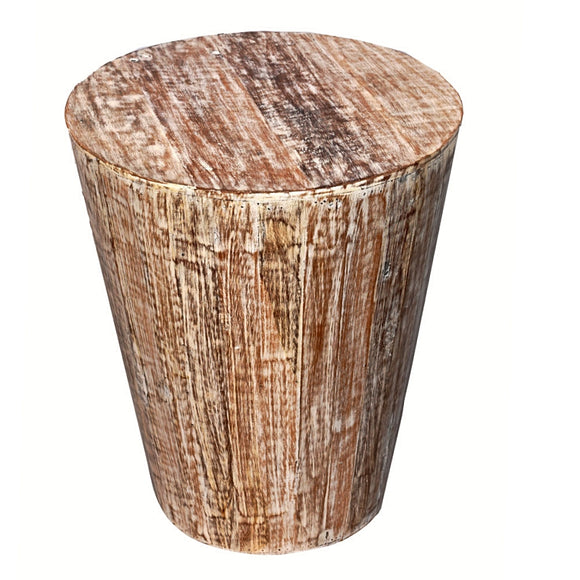 Featured image of post Round Distressed Side Table / Nesting tables offer plenty of occasional table space and can be easily stored out of the way when not needed.