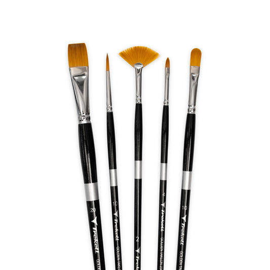 Trekell Acrylic Brush Set - Professional Brushes for Acrylic