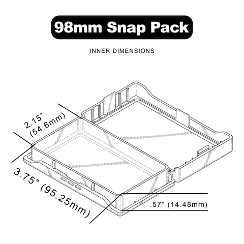 98mm snap pack cr case box dragon chewer high lock dimensions template size child resistant pre roll compliant wholesale packaging template custom