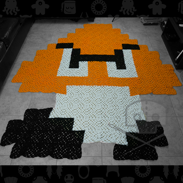 8 Bit Goomba Blanket Gromidez