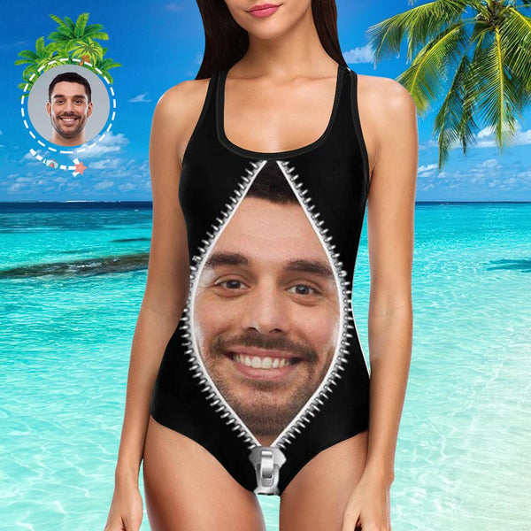 bathing suit with husbands face