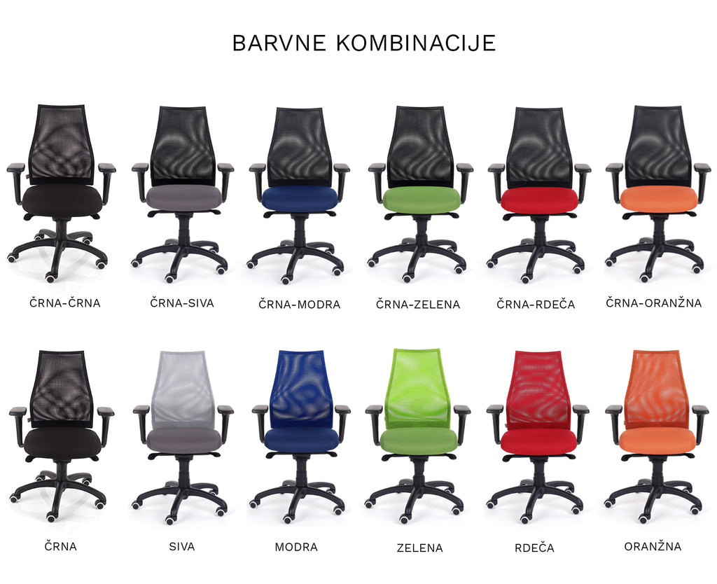 barvne kombinacije stolov dynamic air