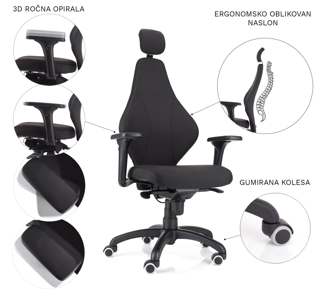 ergonomski pisarniški stol twiggy