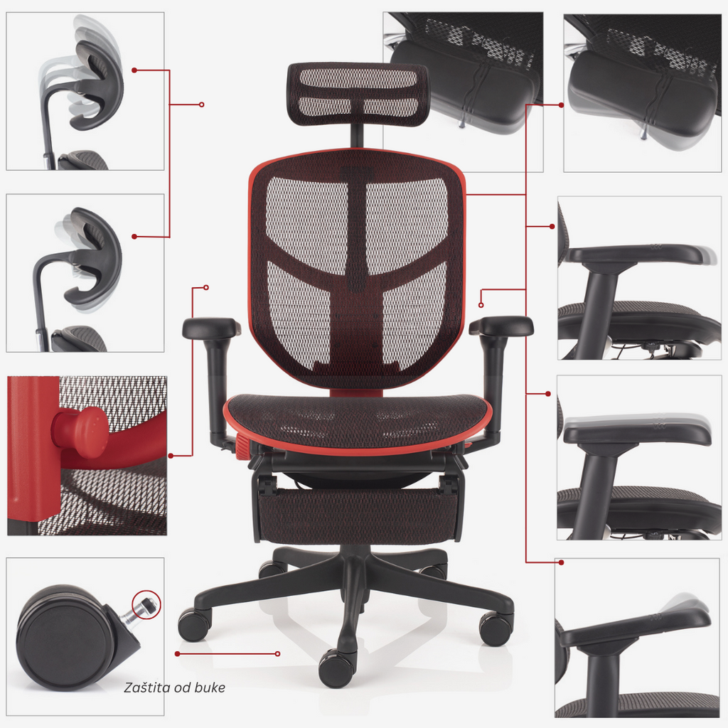 detalji stolice uživaju ultra s potporom