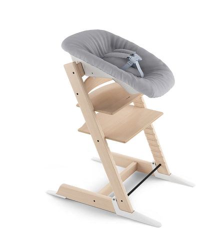 Stokke - Tripp Trapp® High Chair and Cushion with Stokke® Tray -  White/Nordic Grey