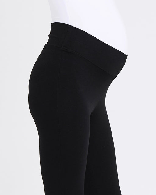 Seraphine Bamboo Over Bump Maternity Leggings Tammy Black