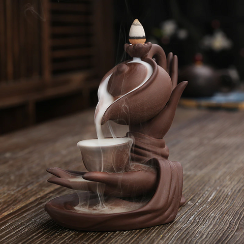 clay incense holder