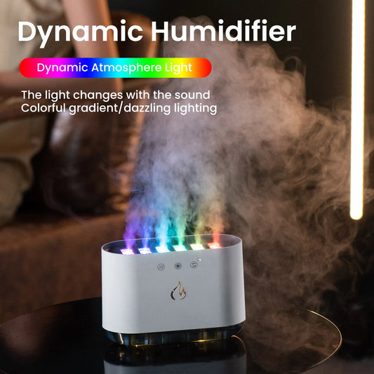 Colorful Simulation Flame Diffuser USB Plug-in Fragrance Office Home F –  acacuss