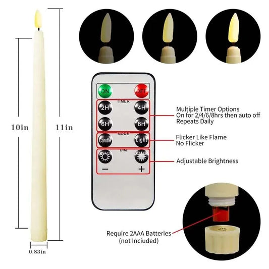 30/50pcs Wooden Candle Wick Set With Clip Base Smokeless Candle Wicks –  acacuss