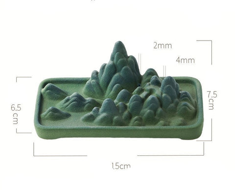 Rückfluss-Räuchergefäß aus Keramik für Zapfen und Stäbchen
