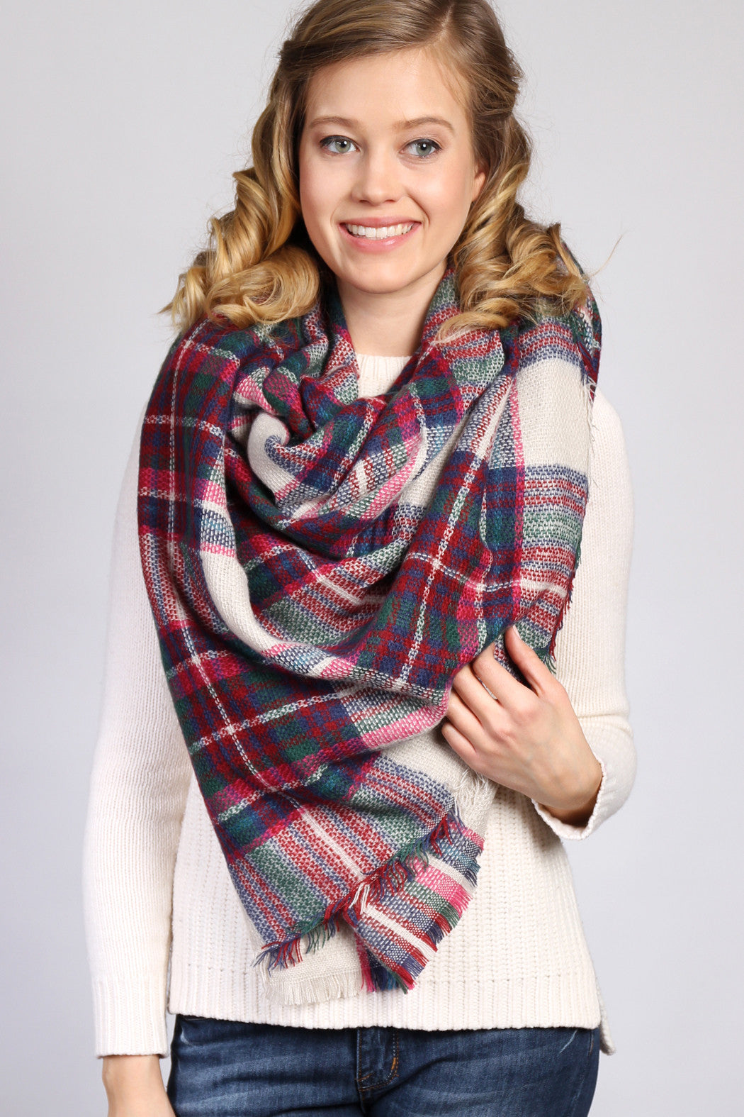 Warm Blanket Scarf – Riah Fashion