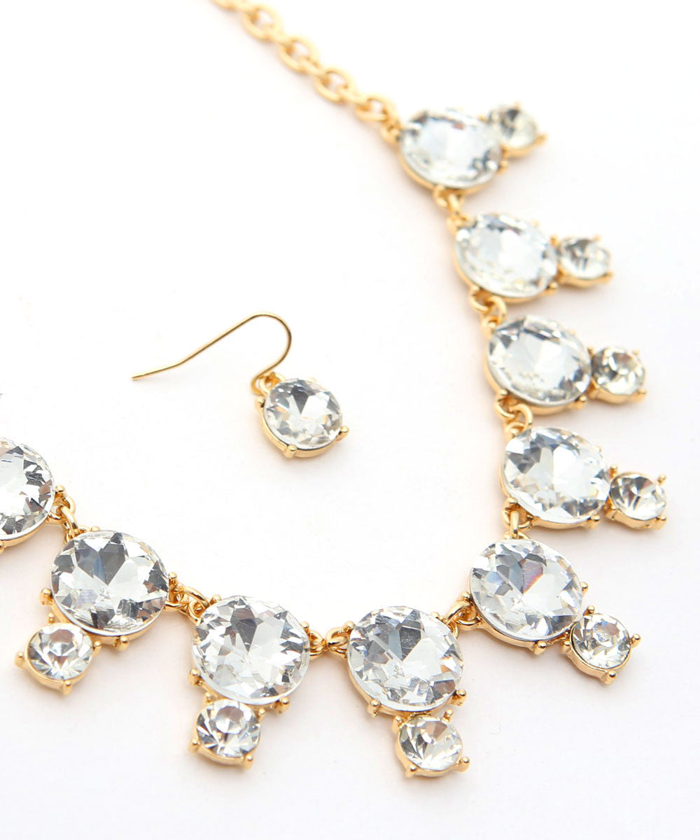 Glass Crystal  Necklace Set