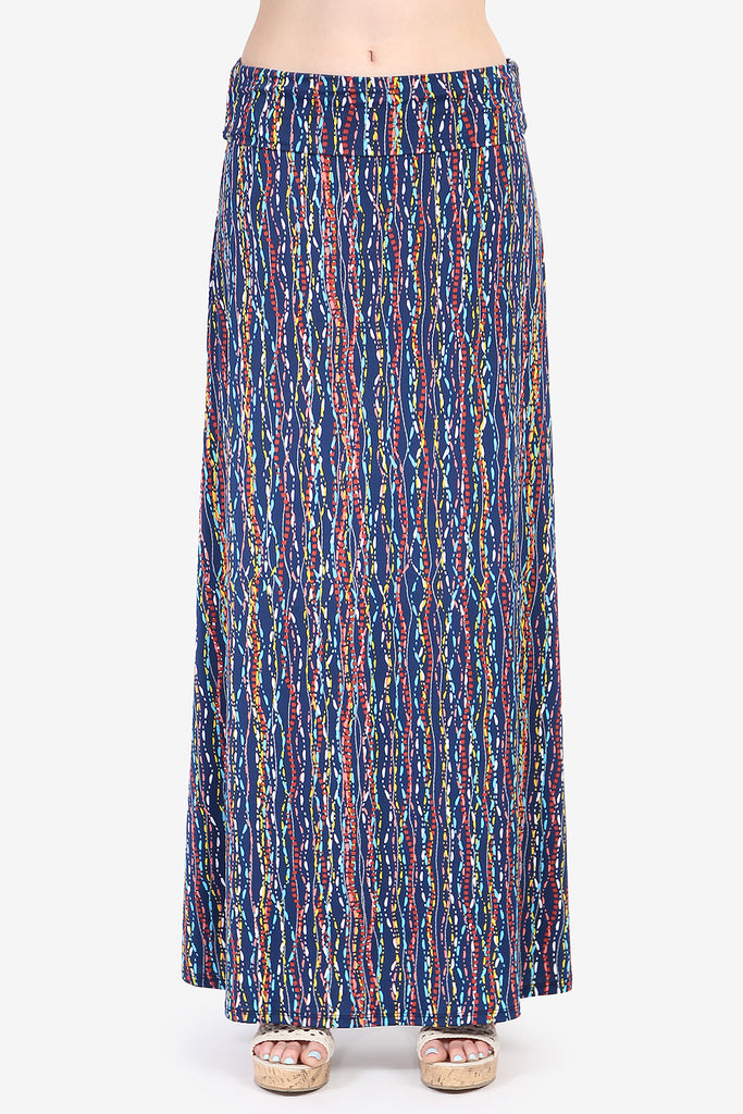 Simple Patterned Maxi Skirt – Riah Fashion