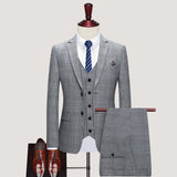 English Gentleman custom suit three sets of grooms married dress business casual suit