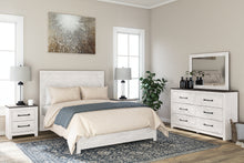 Load image into Gallery viewer, Gerridan Queen Panel Bed with Mirrored Dresser and 2 Nightstands
