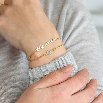 Meaningful stacked bracelets