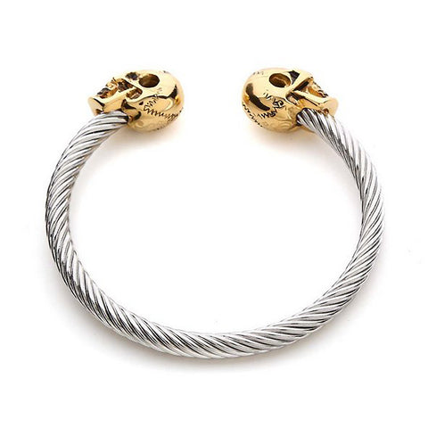 Stainless Steel Skull Bracelet