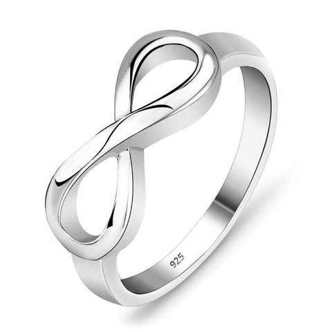 infinity silver ring