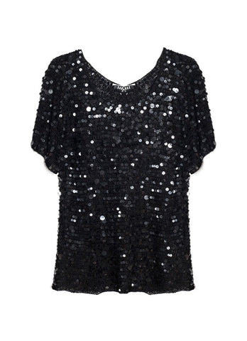 sequin top xl