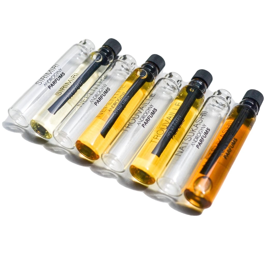 Discovery set of fragrances of 2 ml,clean, biodegradable-pH fragrances