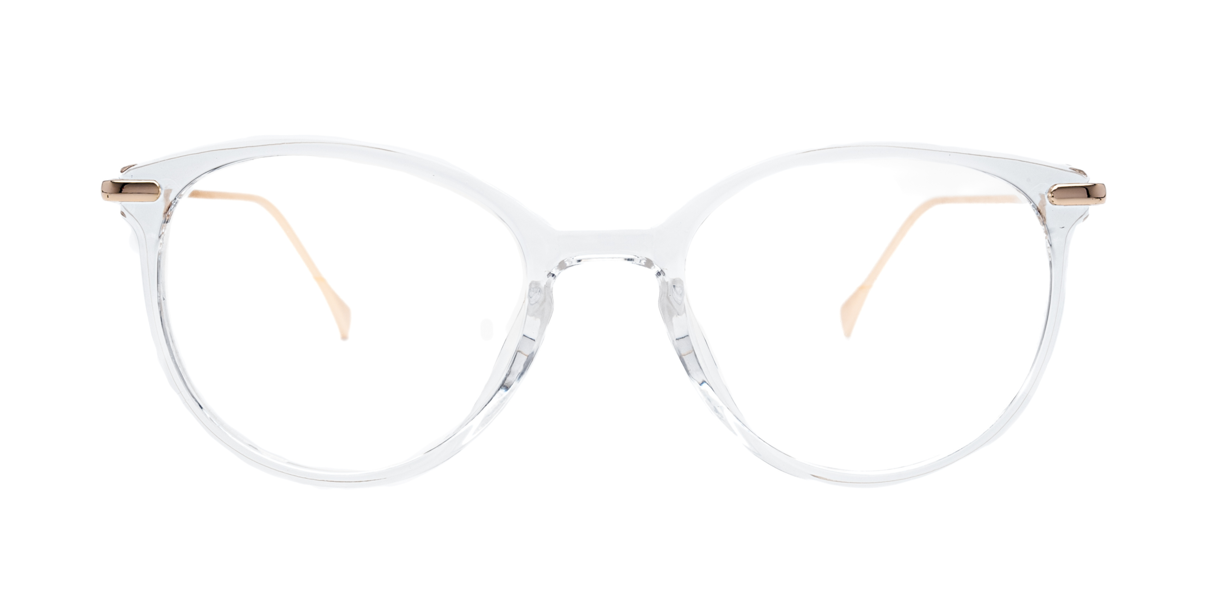 LADYBOSS ICONS - Clear & Gold - LadyBoss Glasses product image