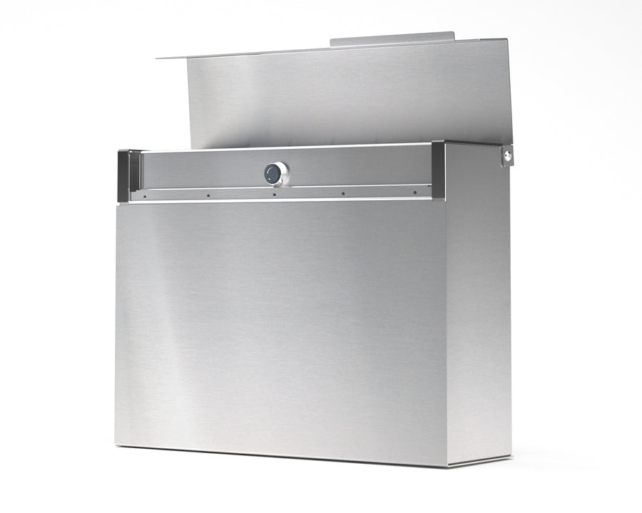 Engaging mailbox modern contemporary Mitch Stainless Steel Modern Mailbox Vsons Design
