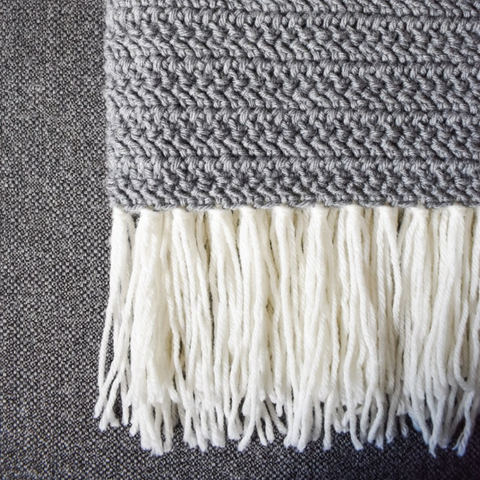 Modern Crochet Blanket by Only As Brave