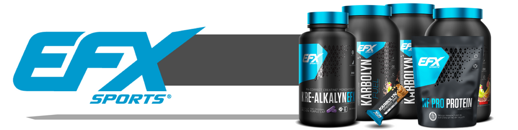 EFX Pre & Post Workout Supplements;