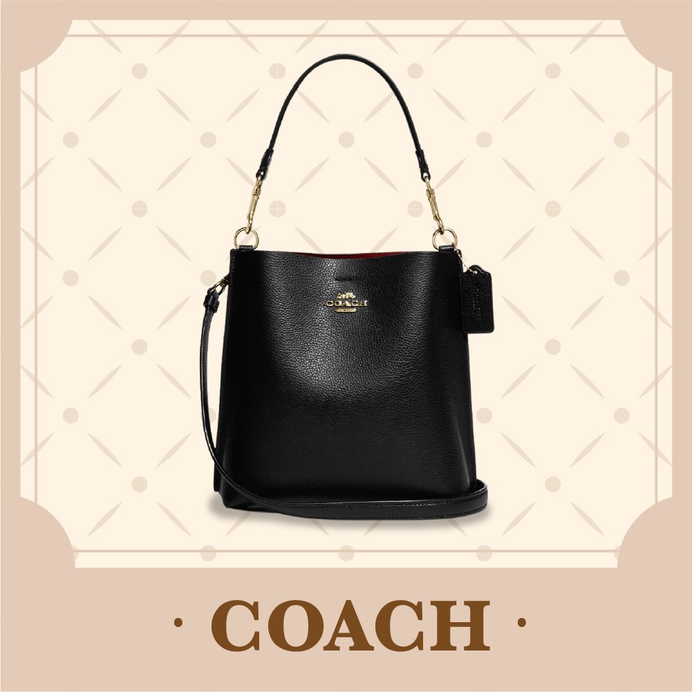 COACH] Mollie Bucket Bag 22 - Gold/Black – Buyandship Hong Kong