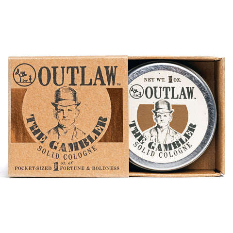 The Gambler Solid Cologne: Bourbon, Tobacco & Leather