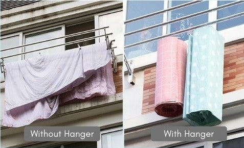 Spiral Hanger Saves Space