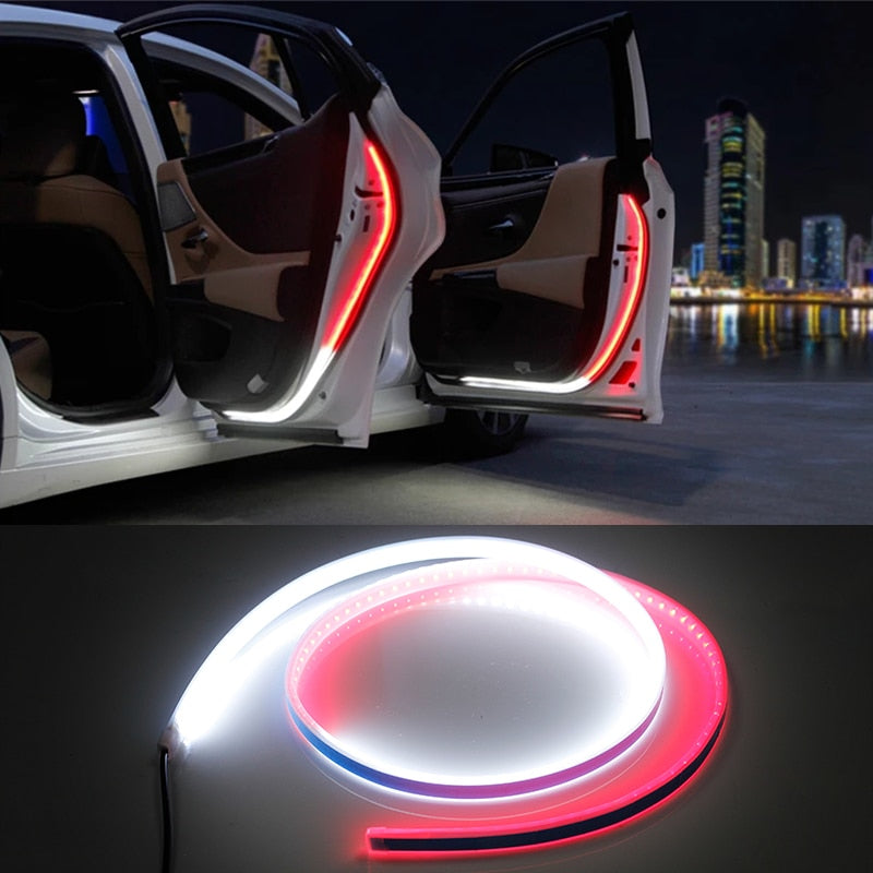 Led Car Door Open Warning Safety Light Strip Buy Useful Gadgets