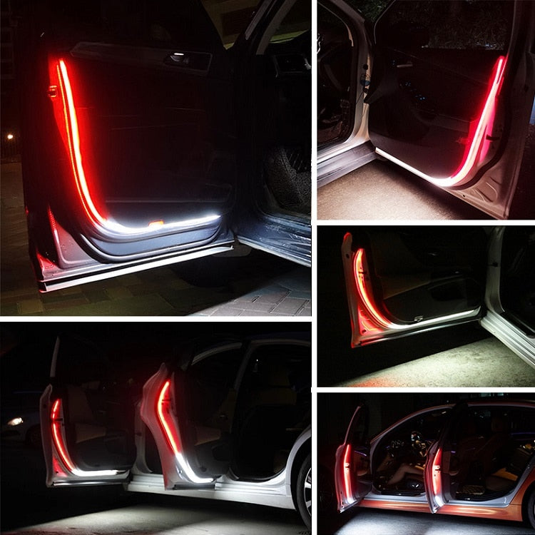 Led Car Door Open Warning Safety Light Strip Buy Useful Gadgets