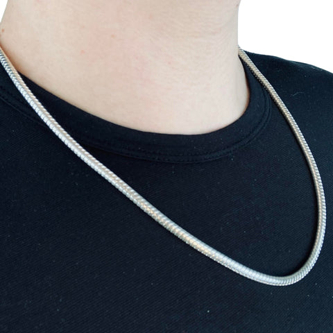 5 Silver Snake Chain Necklaces You Will Love | Classy Women Collection