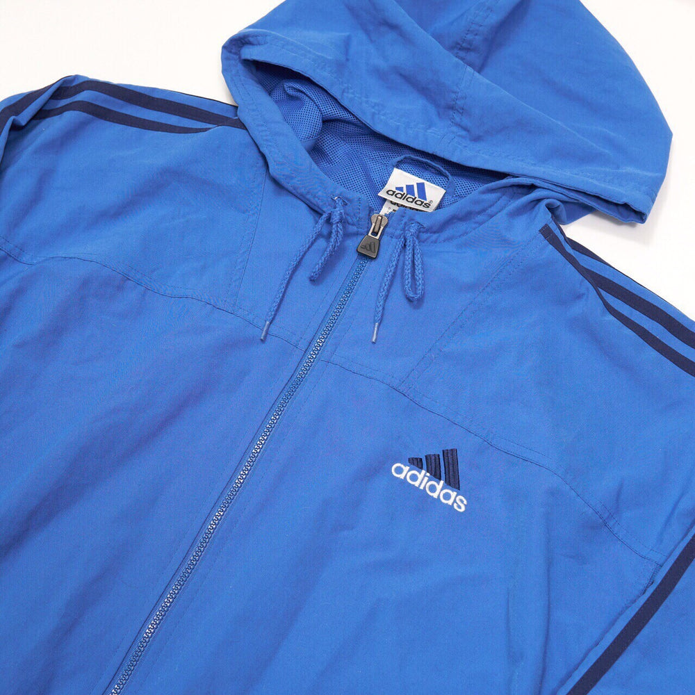 Vintage Adidas Jacket Blue XL