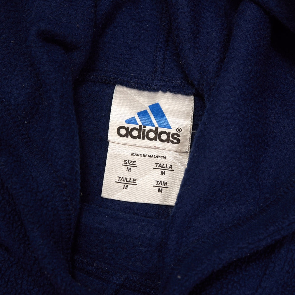 Vintage Adidas Fleece Hoodie Navy XS