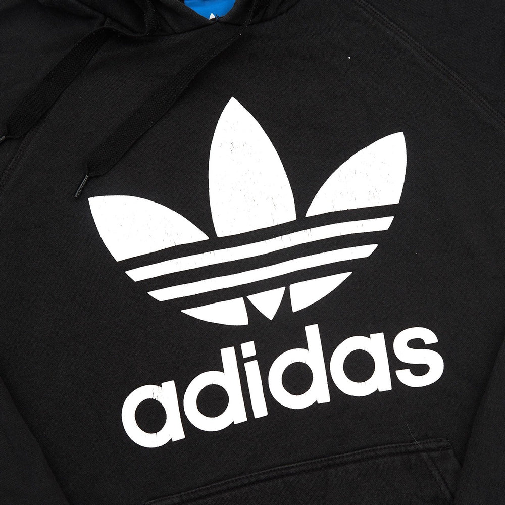 Vintage Adidas Hoodie Black Large