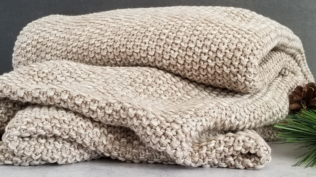 Natural Knit Blanket