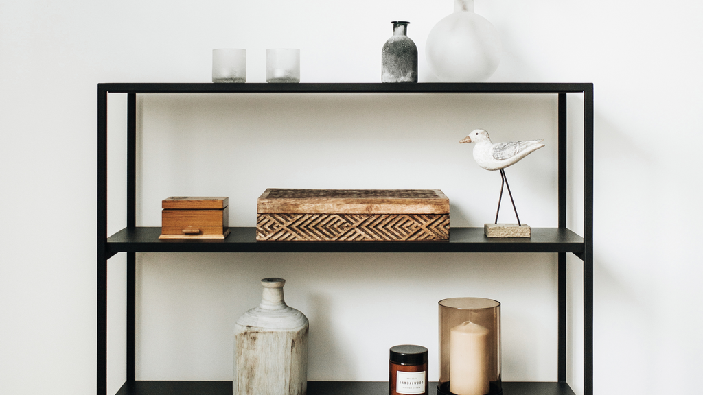 how to love your home, even if it's not perfect. change things up. shelf styling