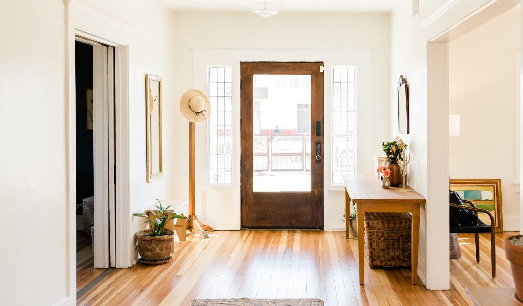 how to love your home even if it's not perfect. remember what home really is. home entryway.